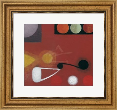 Framed Small Red Seed #10 Print