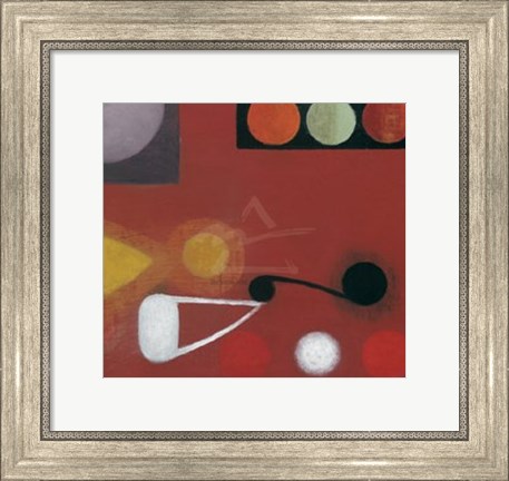 Framed Small Red Seed #10 Print