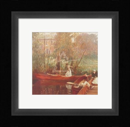 Framed Boating Party Print