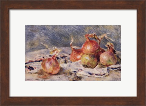 Framed Onions Print