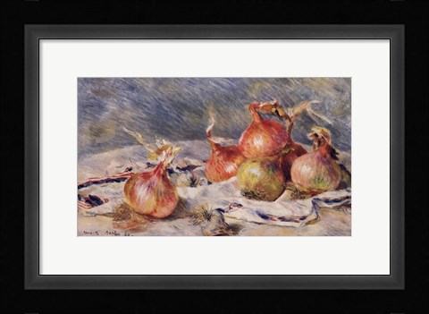 Framed Onions Print