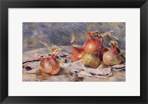 Framed Onions Print