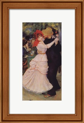 Framed Dance at Bougival Print