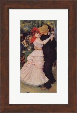 Framed Dance at Bougival Print