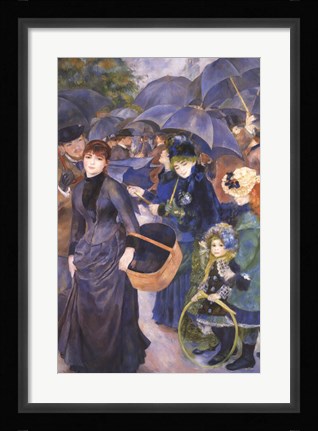 Framed Umbrellas Print