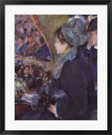 Framed At the Theatre (La Premiere Sortie) Print