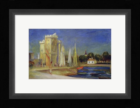 Framed Port de la Rochelle Print