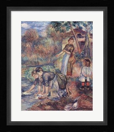 Framed Washer-Women, c.1889 Print