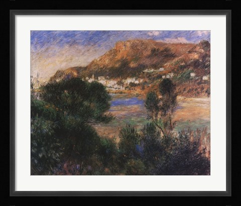 Framed Esterel Mountains Print