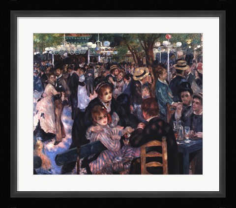 Framed Le Moulin de la Galette a Montmartre Print