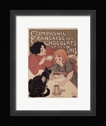 Framed Compagnie Francaise des Chocolats Print