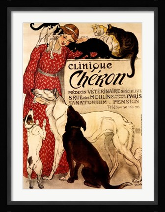 Framed Clinique Cheron Print