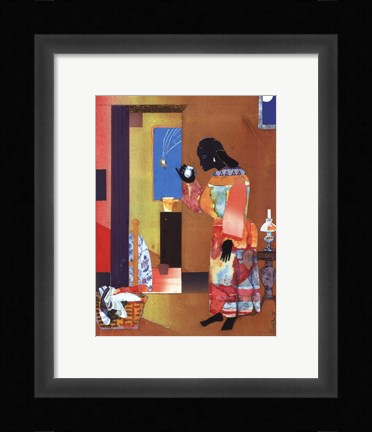 Framed Falling Star, 1979 Print