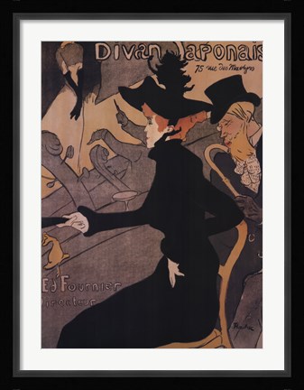 Framed Le Divan Japonais Print