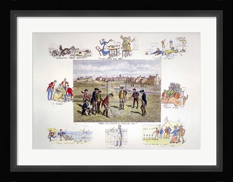 Framed Royal Ancient (St Andrews, 1798) Pm Print