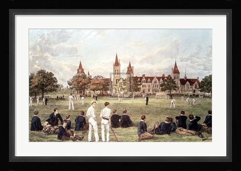 Framed Charterhouse School Pm Print