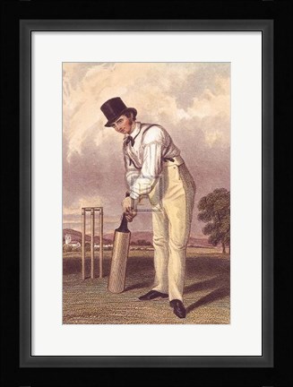 Framed Batsman Pm Print