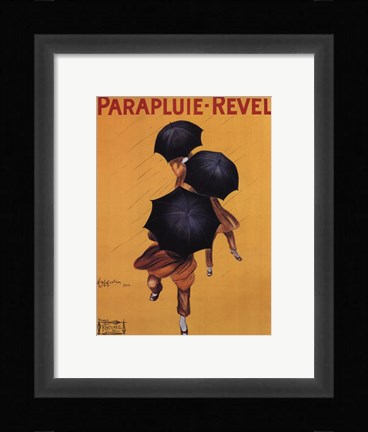 Framed Parapluie Revel Print