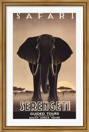 Framed Serengeti Print