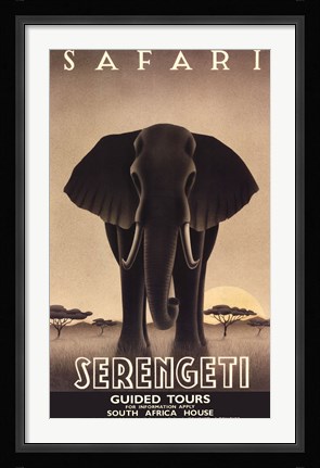 Framed Serengeti Print
