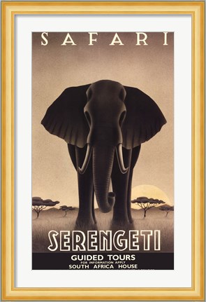 Framed Serengeti Print