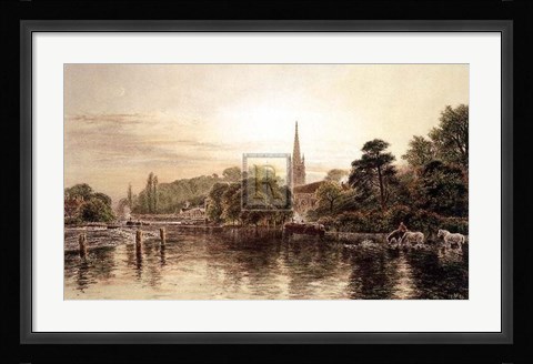 Framed Thames, Great Marlow Pm Print