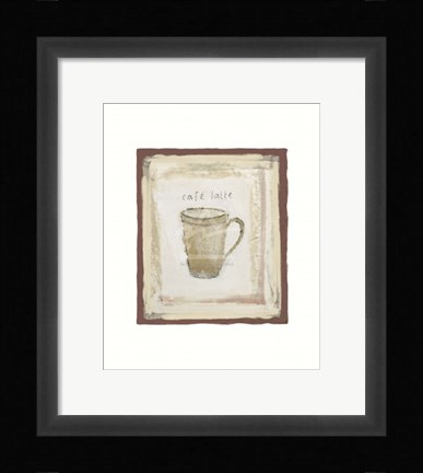 Framed Cafe latte Print