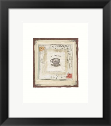 Framed Espresso Print
