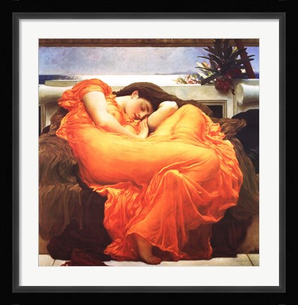 Framed Flaming June, c.1895 Print