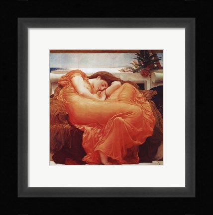 Framed Flaming June, c.1895 Print