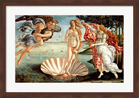 Framed Birth of Venus Print