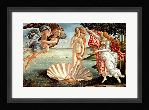 Framed Birth of Venus Print
