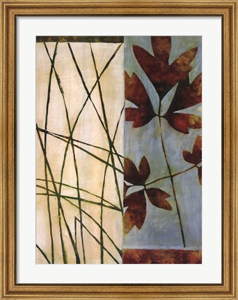 Framed Falling Leaves Print