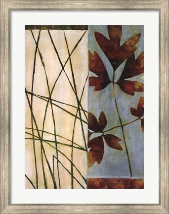 Framed Falling Leaves Print
