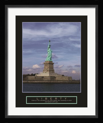 Framed Liberty-Statue of Liberty Print
