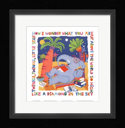 Framed Twinkle, Twinkle Print