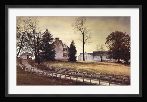 Framed Late October Print