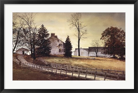 Framed Late October Print