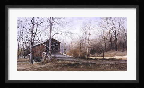 Framed Kissin' Bridge Print