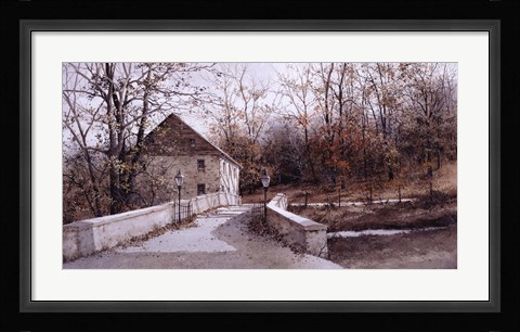 Framed Mill Bridge Print