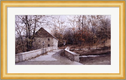 Framed Mill Bridge Print