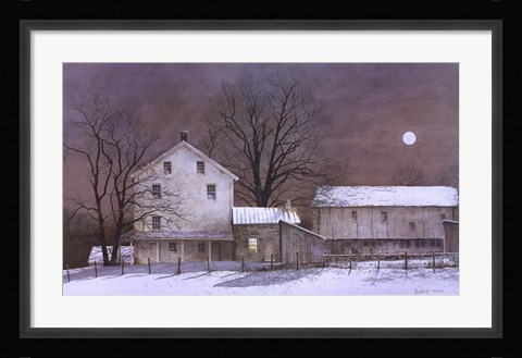 Framed Full Moon Print