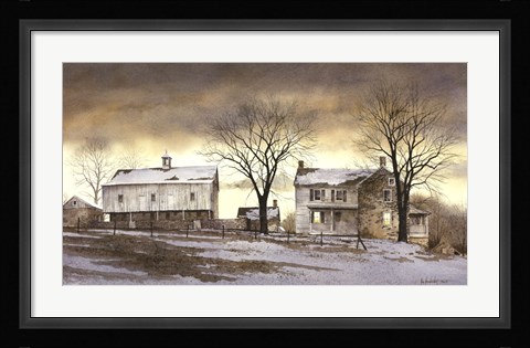 Framed End of the Day Print