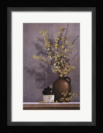 Framed Forsythia Print