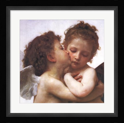 Framed First Kiss Print