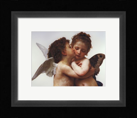 Framed First Kiss Print