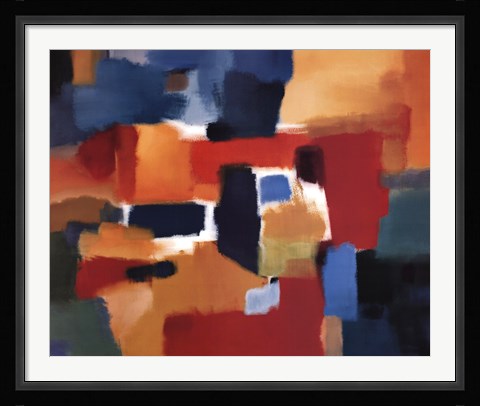 Framed Fields of Music Print