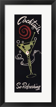 Framed Cocktails So Refreshing Print