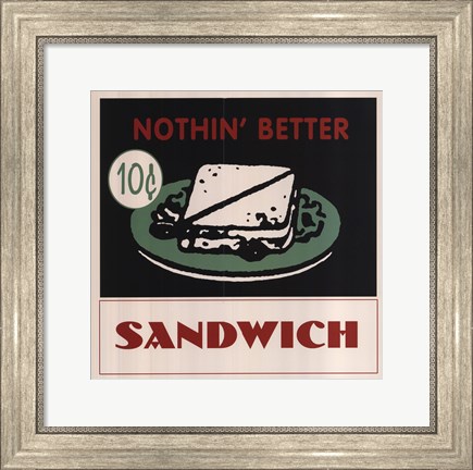 Framed Sandwich Print