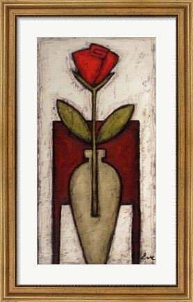 Framed Rose Melody I Print